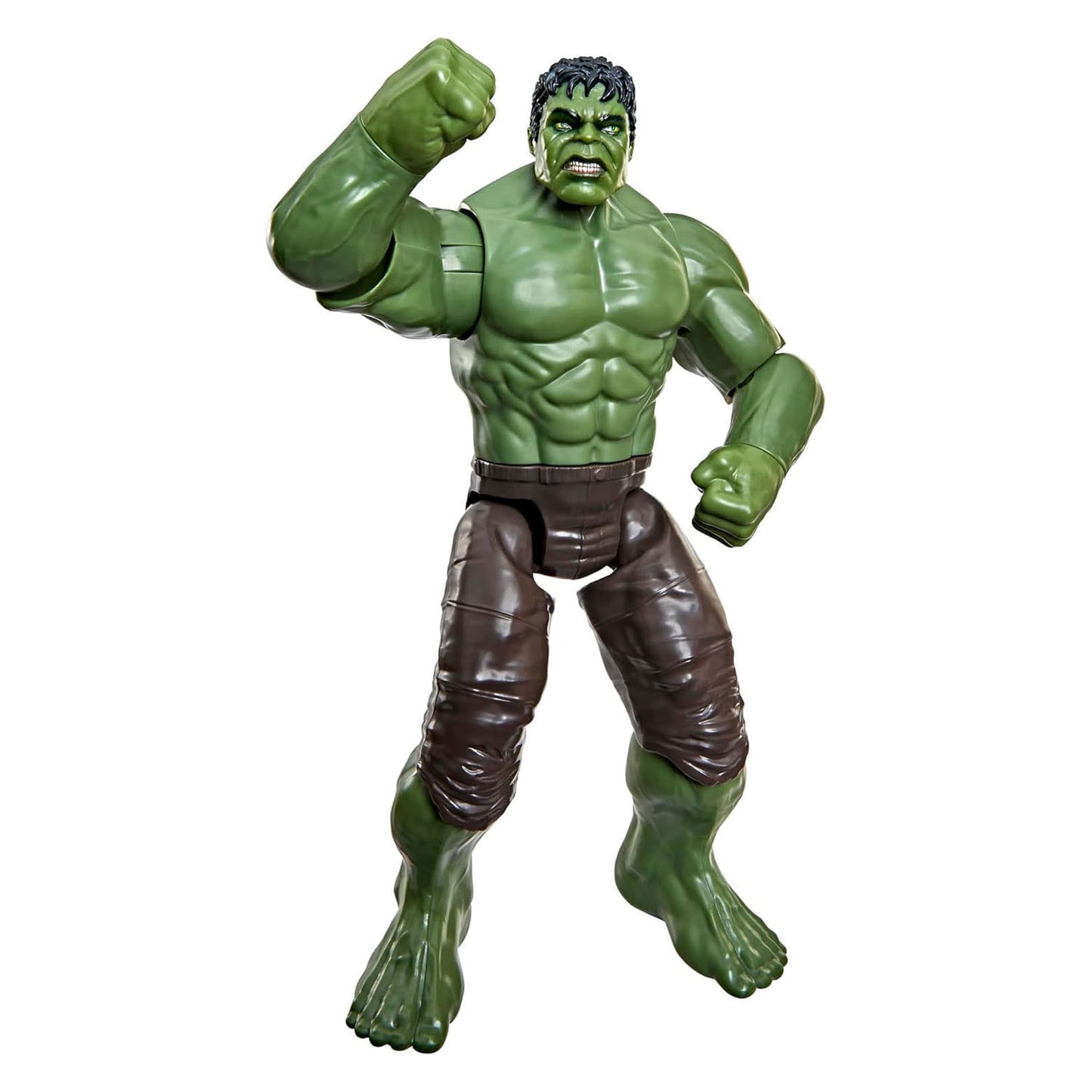 Hasbro marvel spiderman titan series hulk jugando figura