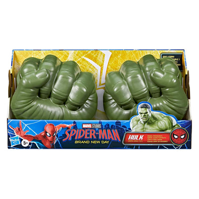 Hasbro spider-man nuevo día puños de hulk