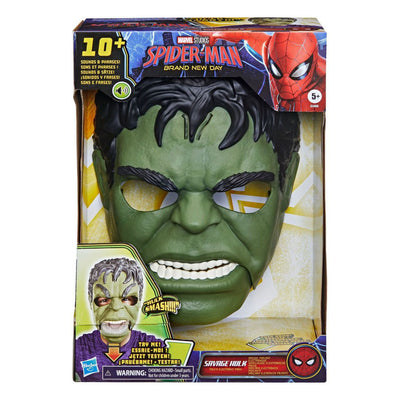 Hasbro spider-man nueva máscara de hulk del día