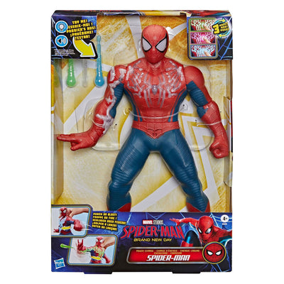 Hasbro spider-man brand new day figura jugando spiderman