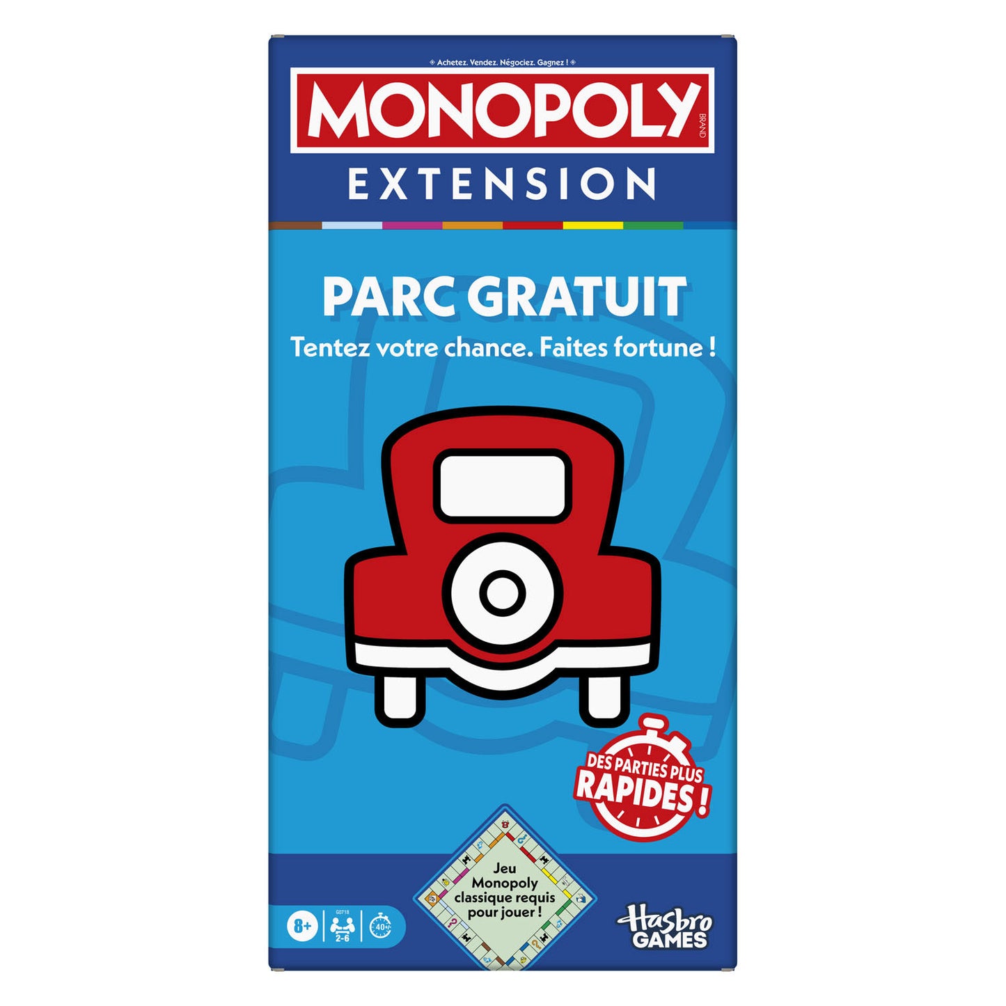 Parcheggio gratuito per espansione monopolio Hasbro