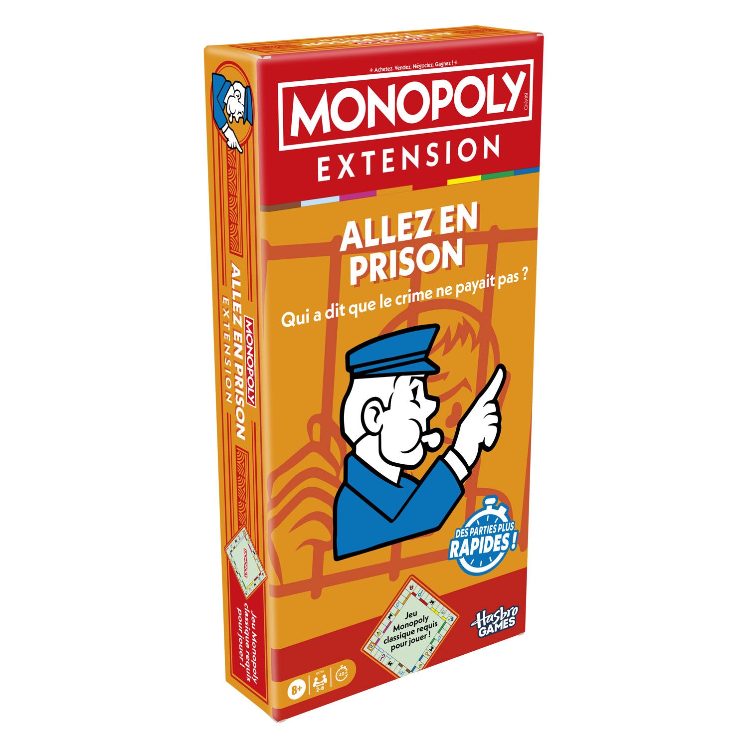 La expansión del monopolio de Hasbro va a la cárcel