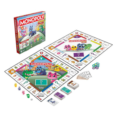 Gioco da tavolo Monopoly junior - 2 giochi in 1 - Edizione francese