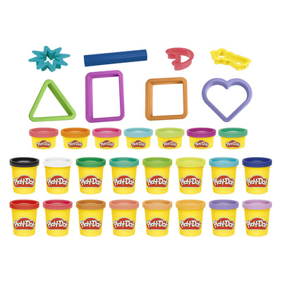 Set regalo play-doh, 23 barattoli e 8 strumenti