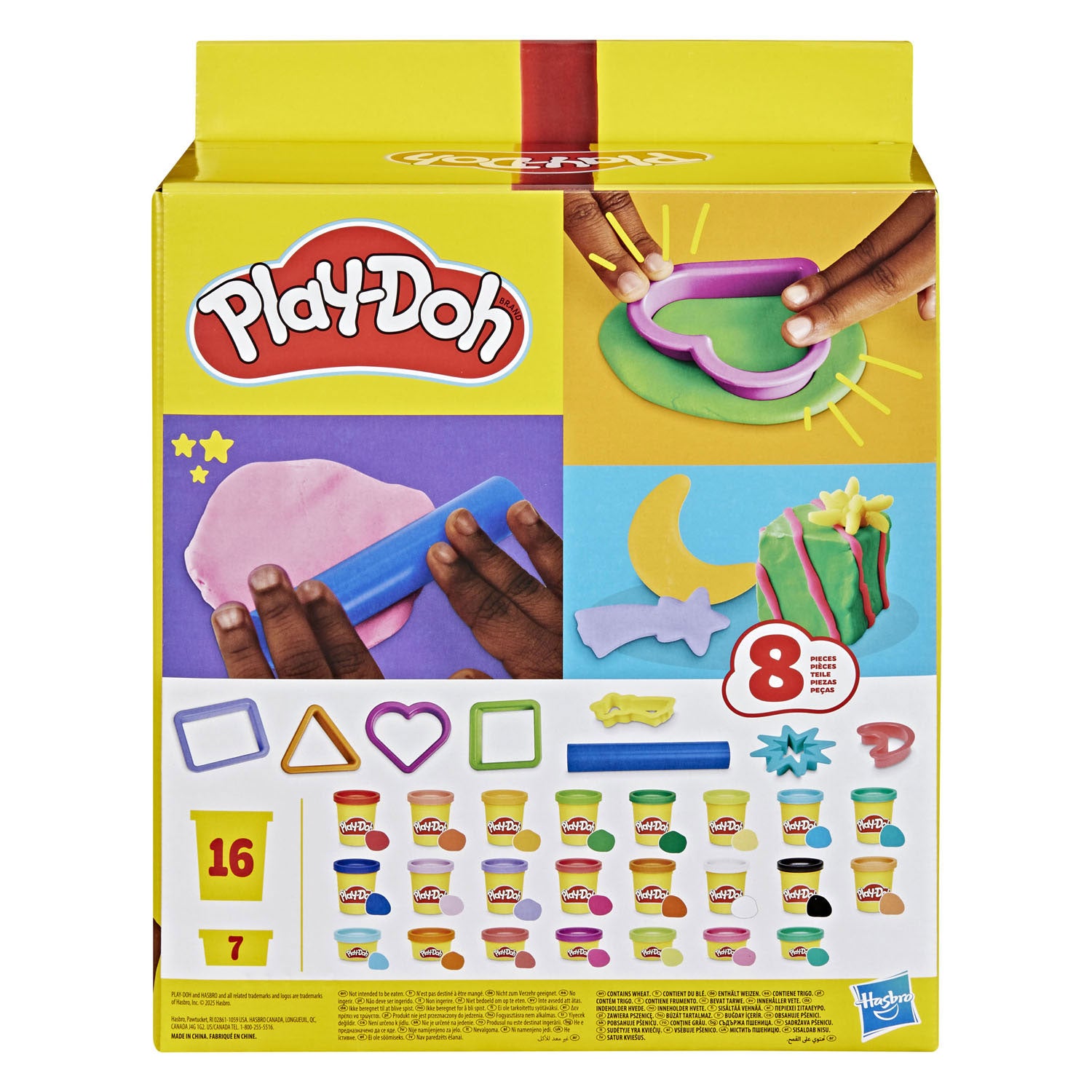 Set regalo play-doh, 23 barattoli e 8 strumenti