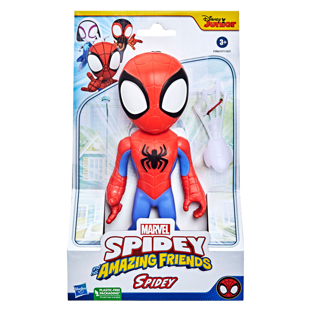 Spidey y sus increíbles amigos maravillan a Spidey de gran tamaño: figura de juego