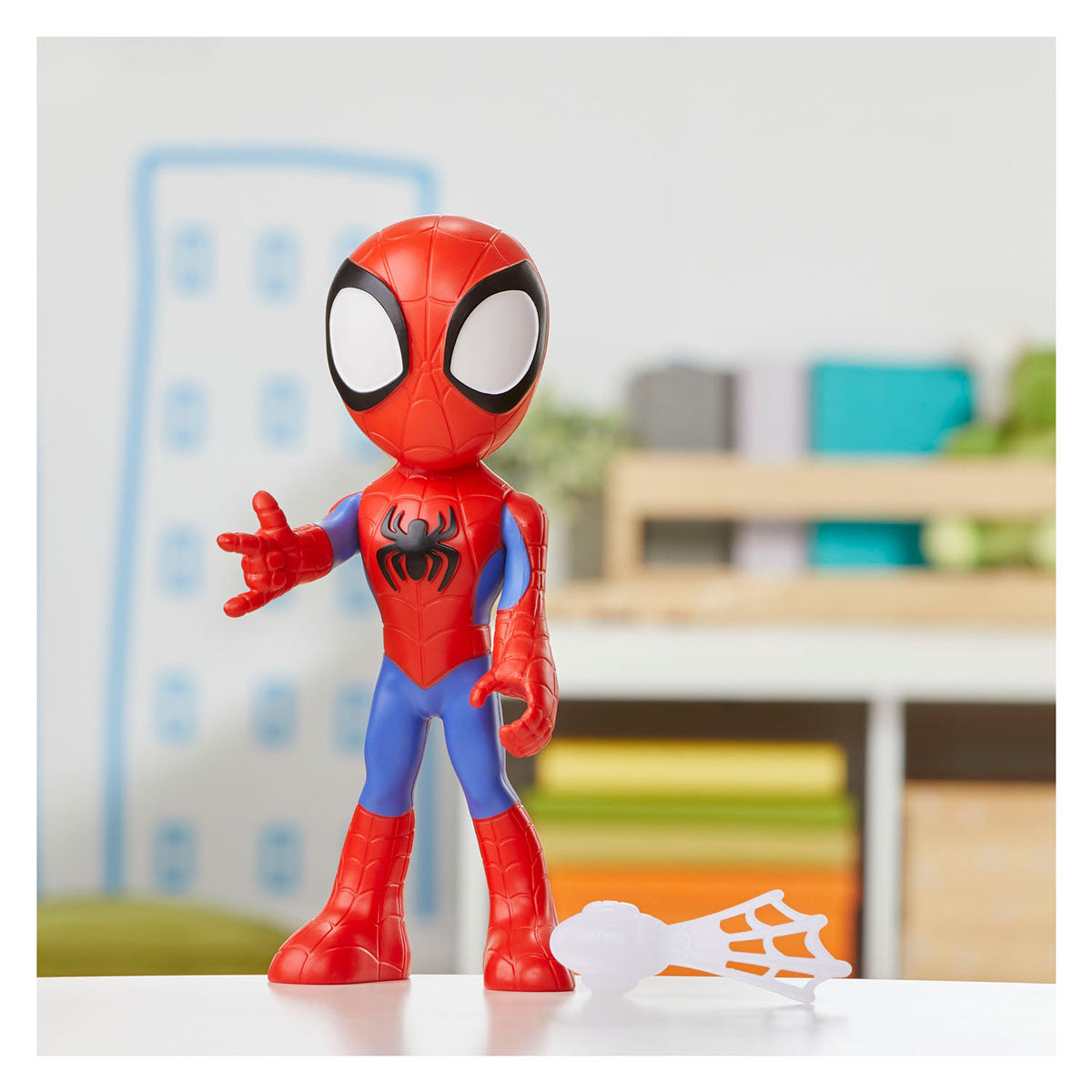 Spidey y sus increíbles amigos maravillan a Spidey de gran tamaño: figura de juego