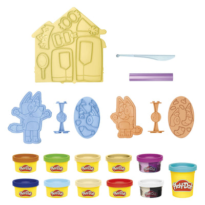 Set da vestire Play-doh bluey - 11 vasi di terracotta