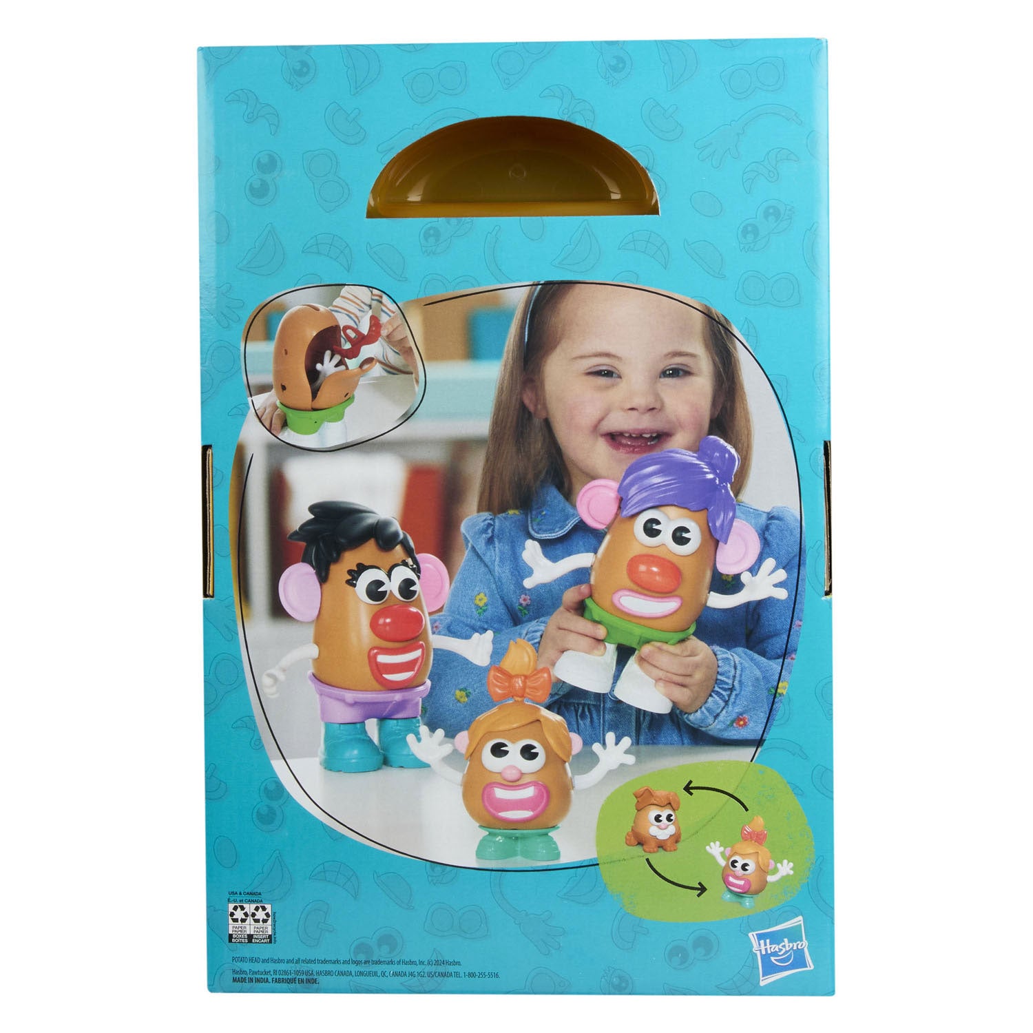Potato head superpieper, set met 41 -accessoires, speelgoed voor meisjes en jongens, 2+