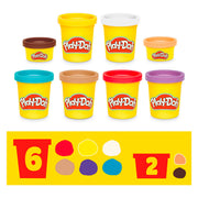 Play-doh bluey goes camping play set - 6 clay pots - afbeelding 3