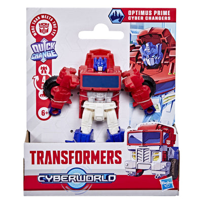 Hasbro transformadores cyberworld optimus prime robot cambiadores cibernéticos
