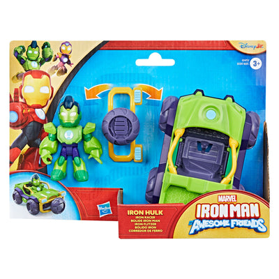 Hasbro marvel iron man y sus increíbles amigos figura jugando iron hulk