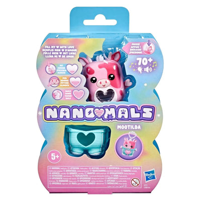 Hasbro nanomals mootilda la vaca rosa