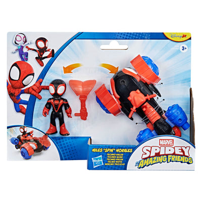 Marvel miles 'spin' morales techno-racer speelfiguur