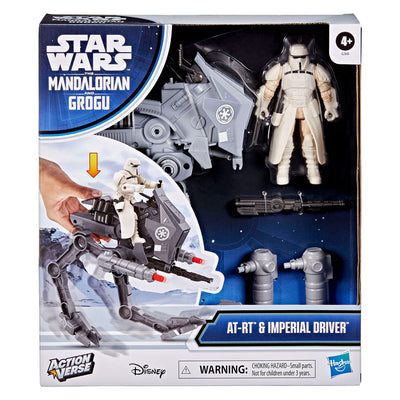 Star Wars Actionverse AT-RT y Conductor AT-RT Imperial Remnant - figura de acción 11cm
