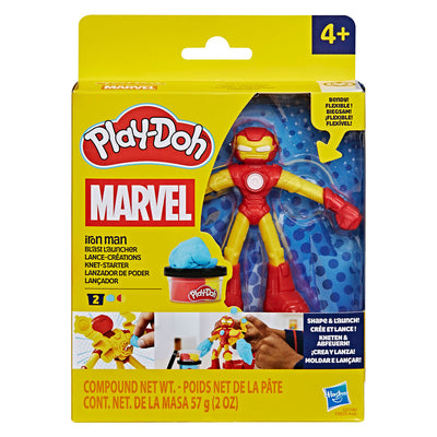 Lanciatore Play-doh Marvel Iron Man - 2 vasi di terracotta