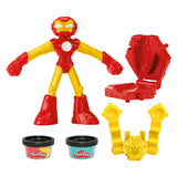 Play-doh marvel iron man blast launcher - 2 kleipotjes - afbeelding 2
