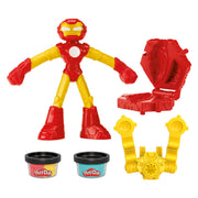 Lanciatore Play-doh Marvel Iron Man - 2 vasi di terracotta - afbeelding 2