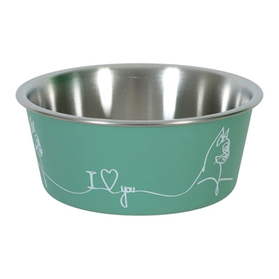 Zolux Love Feeding Bucket Cat Green