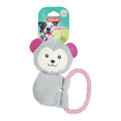 Zolux maxou cachorro cuerda gris