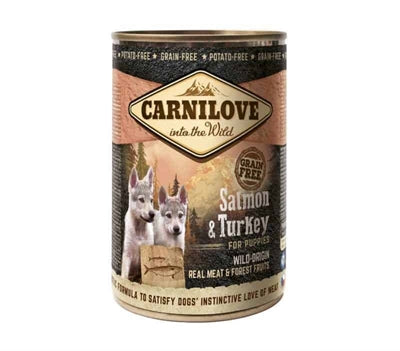 Carnilove Dog puede salmón de pavo para cachorros
