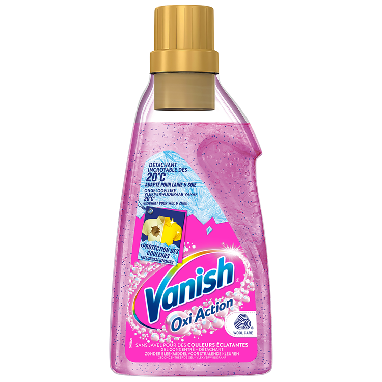 Vanish 1073892 - gel booster per bucato oxi action 750ml | 6 pezzi