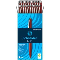 Bolígrafo Schneider K15 0,5mm rojo