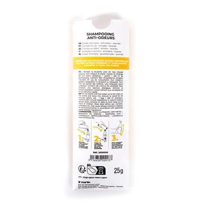 Hery shampoo poeder tegen geurtjes