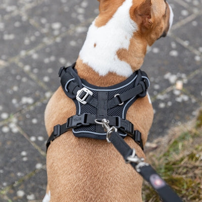Trixie Dog Hant Premium Flexmesh Wide Bread Nero