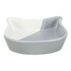 Trixie Food Bowl Cat Cat Cat Head Ceramic Grey White