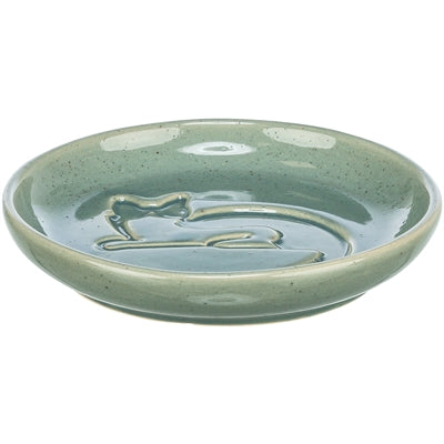 Trixie Food Bowl Cat Ceramic Blue Ceramic