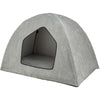 Tenda per cesto per cani da cani da trixie jonna tessuto a costole vitale grigio