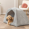 Tenda per cesto per cani da cani da trixie jonna tessuto a costole vitale grigio