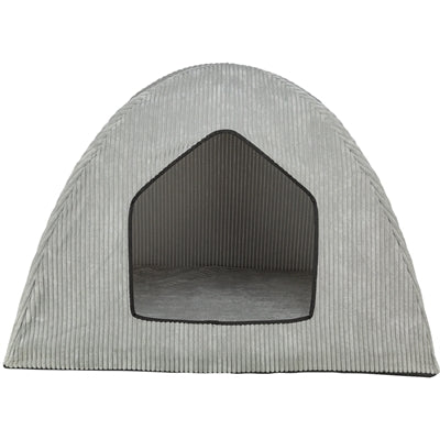 Tenda per cesto per cani da cani da trixie jonna tessuto a costole vitale grigio