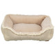 Canasta de perros trixie boho beige rectangular