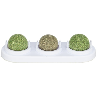Trixie Play Balls Matatabi e Catnip con supporto