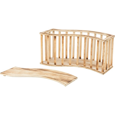 Rack de heno Trixie con madera de tapa con revestimiento