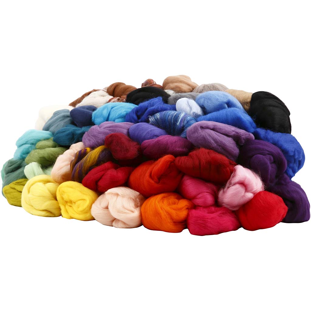 Lana merino Creative Company, spessore 21 my, il contenuto può variare, vari colori, 20x20 gr 1 scatola