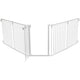 Trixie Close Fence Metal de 5 piezas con puerta blanca