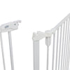 Trixie Close Fence Metal de 5 piezas con puerta blanca