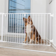 Trixie Close Fence Metal 5 pezzi con porta bianca - afbeelding 4