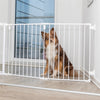Trixie Close Fence Metal de 5 piezas con puerta blanca