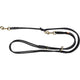 Trixie Dog correa pura de cuero redondo ajustable ajustable negro