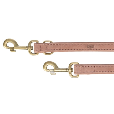 Trixie Dog correa de cuero ajustable puro rosa