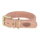 Trixie collar perro puro cuero rosa