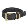 Trixie Collar Dog Pure Leather Black