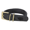 Trixie Collar Dog Pure Leather Black