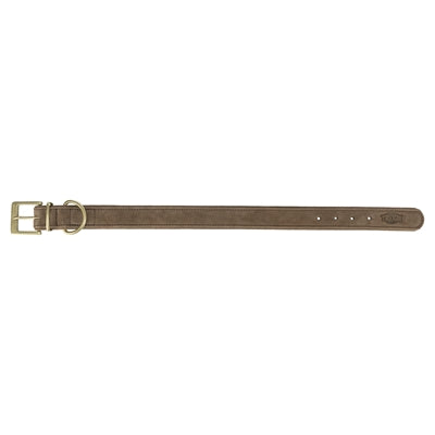 Trixie Collar Dog Pure Leather Brown