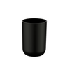 Wenko 1064969 - bicchiere portaspazzolino brasil nero | 2 pezzi