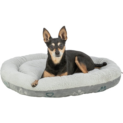 Trixie cesto per cani jimmy morbido rotondo grigio chiaro